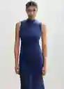 Vestido Gracy2 Azul Talla S Mujer Mango