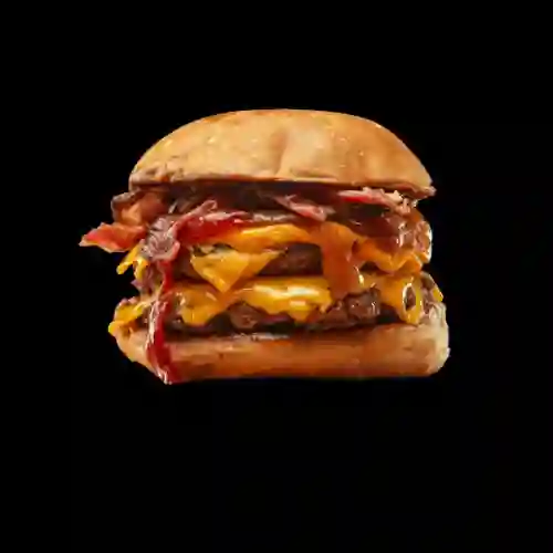 Cheese Burguer + Papas Fritas