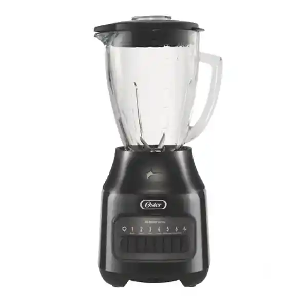 Oster Licuadora Vaso Vidrio 6 Velocidades Negra 800W