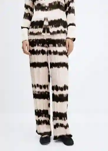 Pantalón Beni Crudo Talla M Mujer Mango