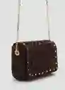 Bolso P Espiga Chocolate Talla 99 Mujer Mango