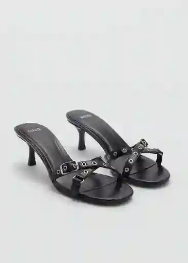 Sandalias Tina Negro Talla 36 Mujer Mango