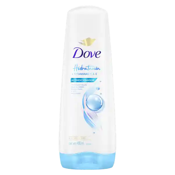 Dove Acondicionador Hidratación+Vitaminas A&E