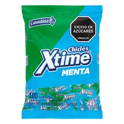 Chicle Xtime Menta Colombina