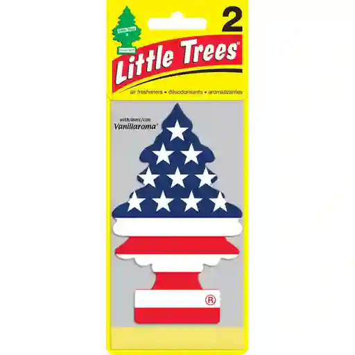 Little Trees Ambientador Pinito Bandera Usa