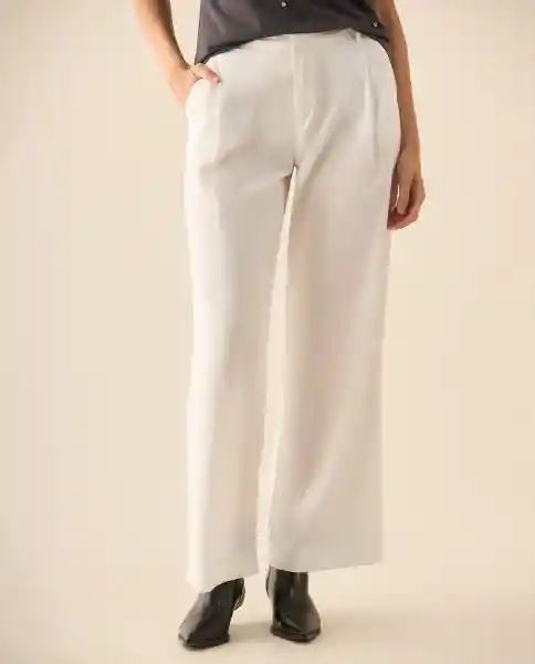Pantalón Blanco Radiante Claro Talla 6 433G016 Esprit
