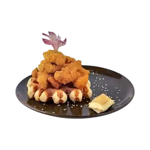 Waffles de Pollo