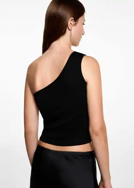 Top Flash Negro Talla 18 Teen Niñas Mango