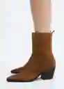 Botines Strechy1 Tabaco Talla 40 Mujer Mango
