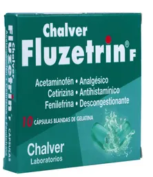 Chalver Fluzetrin F Cápsulas (500 mg/5 mg/10 mg) 