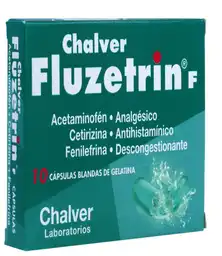 Chalver Fluzetrin F Cápsulas (500 mg/5 mg/10 mg) 