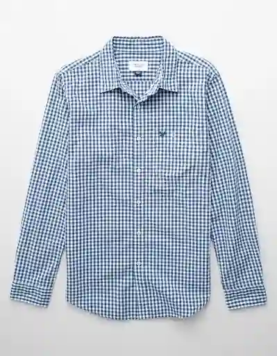 Camisa Hombre Azul Talla SMALL 2722410 American Eagle