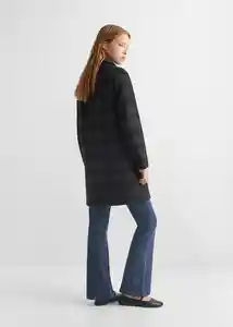 Abrigo Babylon Gris Talla 19 Teen Niñas Mango