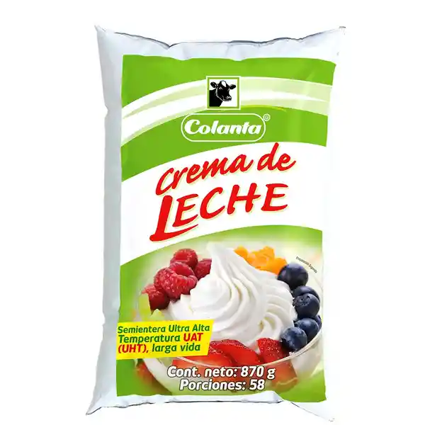 Colanta Crema Leche Semi Entera Uht