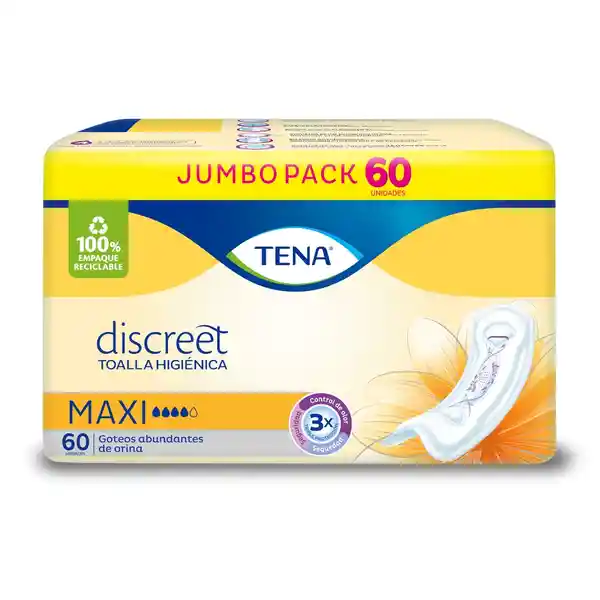 Tena Toalla Higiénica Mujer Maxi Discreet