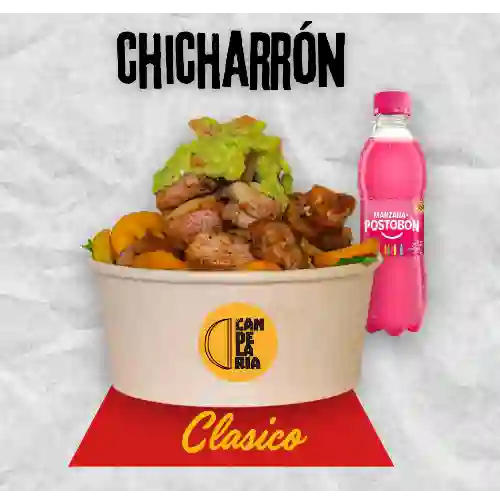 Bowl Chicharron + Postobón 250Ml