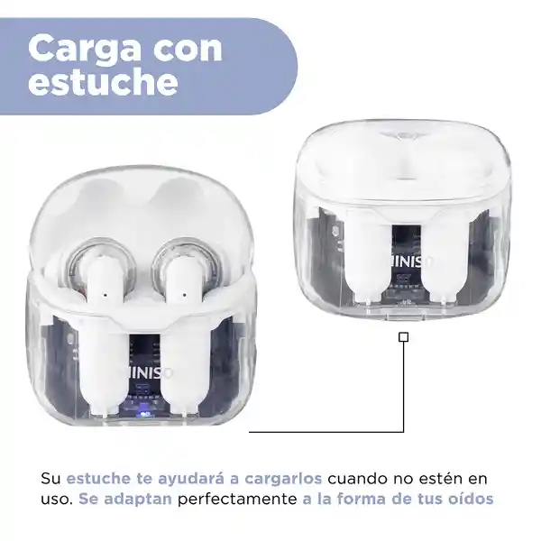Audífonos Serie Blanco Modelo S200 Miniso