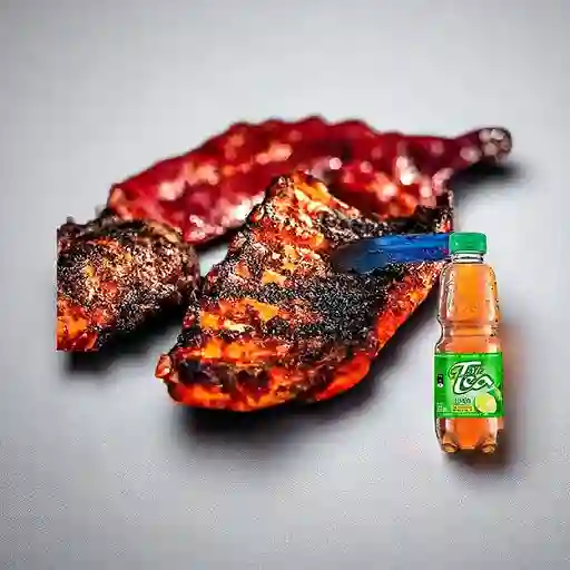 Combo Costilla Tierna BBQ 600 gr + Mr Tea Limón 400 ml