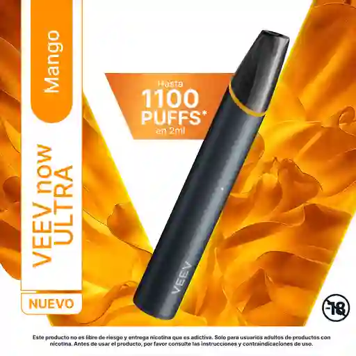 VEEV now ULTRA Mango. Hasta 1100 PUFFS en 2ml