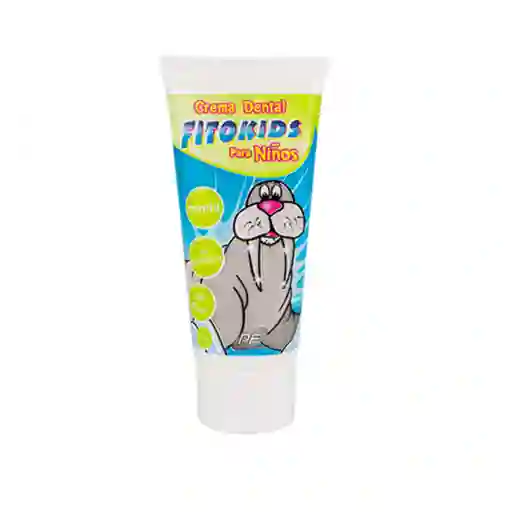 Fitokids Crema Dental Para Niños Sabor a Menta 75 g