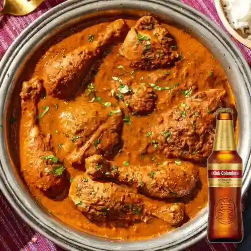 Combo Chicken Curry + Club col. Dorada Bot. 330ml