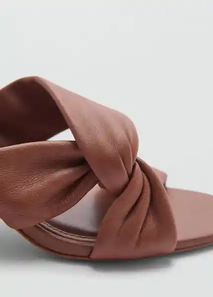 Sandalias Kuma Cuero Talla 38 Mujer Mango