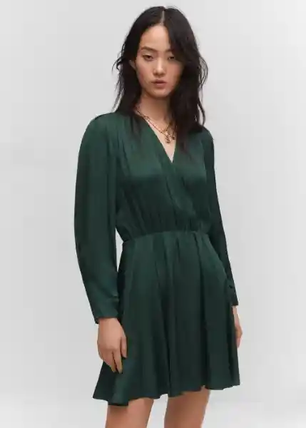 Vestido Mónaco Botella Talla XS Mujer Mango