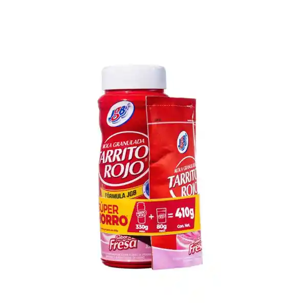 Tarrito Rojo Pack Kola Granulada Fresa 410 g