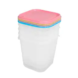 Miniso Tupper de Plástico Color Mixto 1100 mL