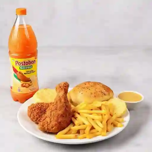 Combo de Pollo y Medio Ala Broaster