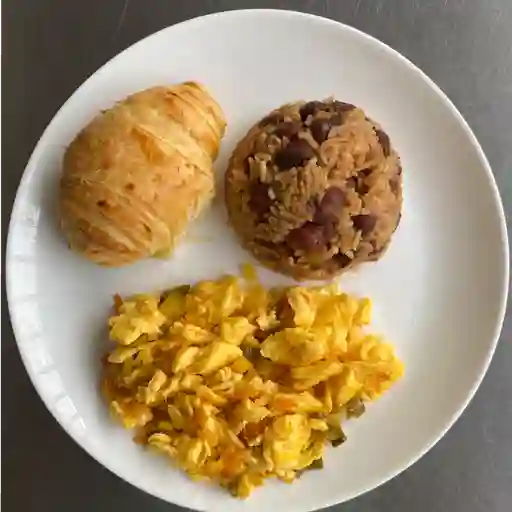 Calentado con huevos pericos