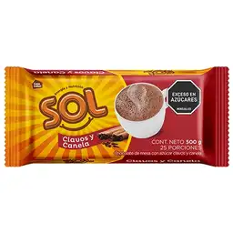 Sol Chocolate Con Clavos y Canela