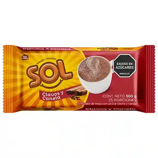 Sol Chocolate Con Clavos y Canela