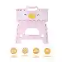 Taburete Plegable Penpen Mini Family Rosa Miniso