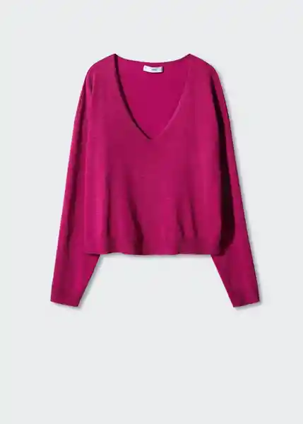 Jersey Crayon2 Fucsia Talla M Mujer Mango