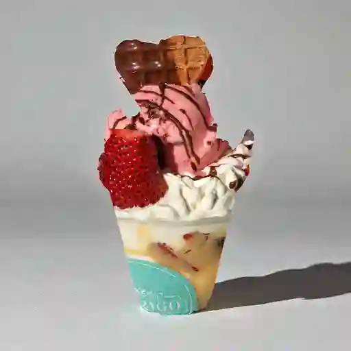 Fragola con Crema y Gelato