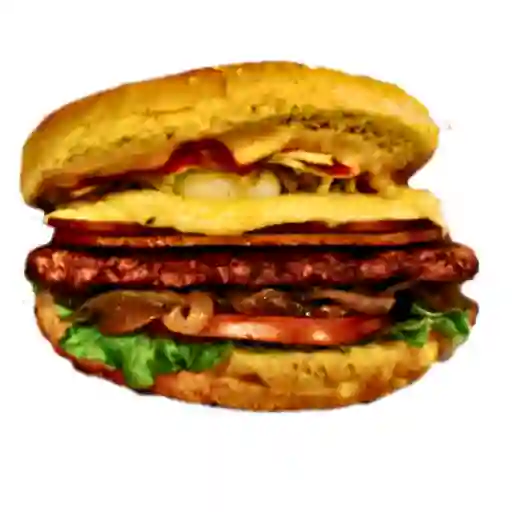 Hamburguesa sencilla koler