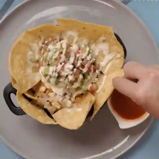 Totopos de pollo