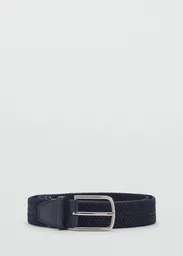 Cinturón Elastic Navy Talla 80 Hombre Mango