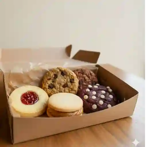 Caja de galletas para compartir