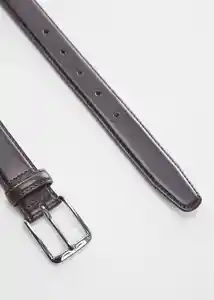 Cinturón Básico Marrón Talla 80 Hombre Mango