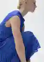 Vestido Noely Azul Talla L Mujer Mango