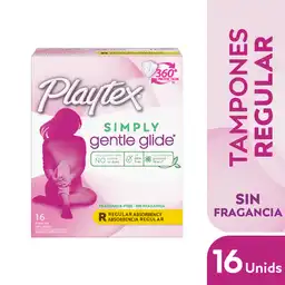 Playtex Tampón con Aplicador Simply Regular