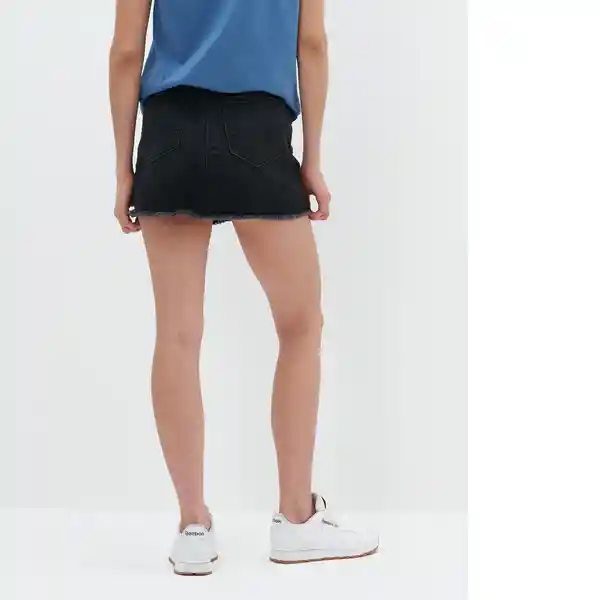 Falda Tiro Alto Mujer Negro Talla 00 American Eagle