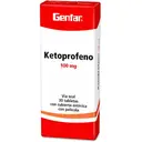 Ketoprofeno Genfar (100 Mg) Tabletas