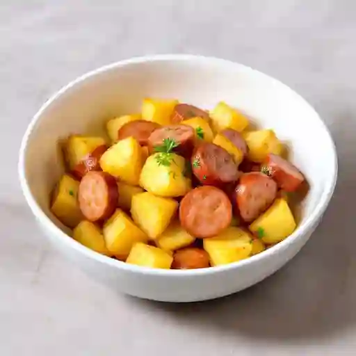 Chorizo con Papa Al Vapor