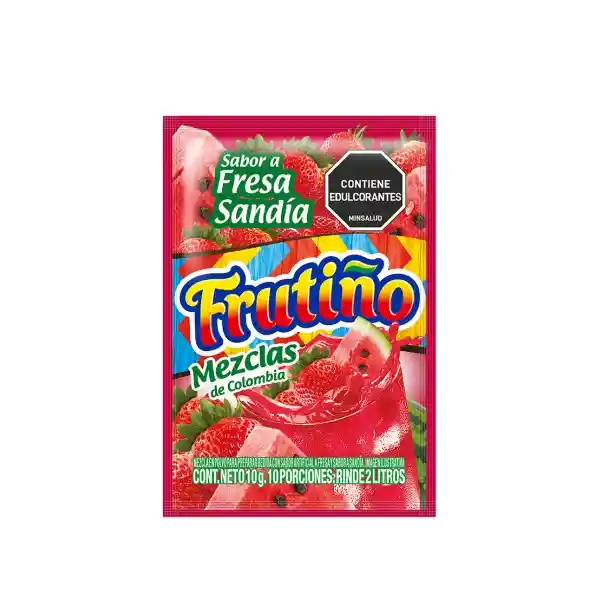 Frutiño Mezcla Polvo Bebida Fresa Sandia