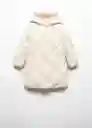 Abrigo Anorak Ylenia Crudo Talla 06 Niñas Mango