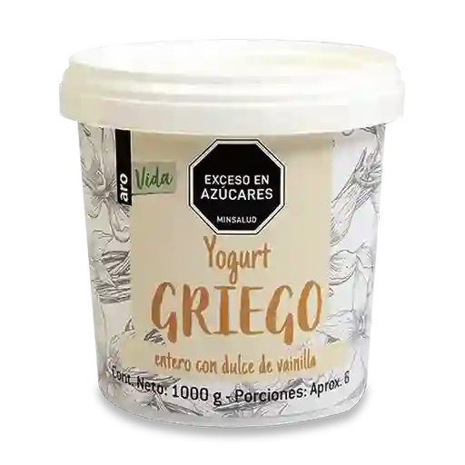 Aro Vida Yogurt Griego Vida Vainilla