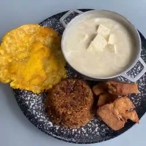 Promo mote de queso acompañado